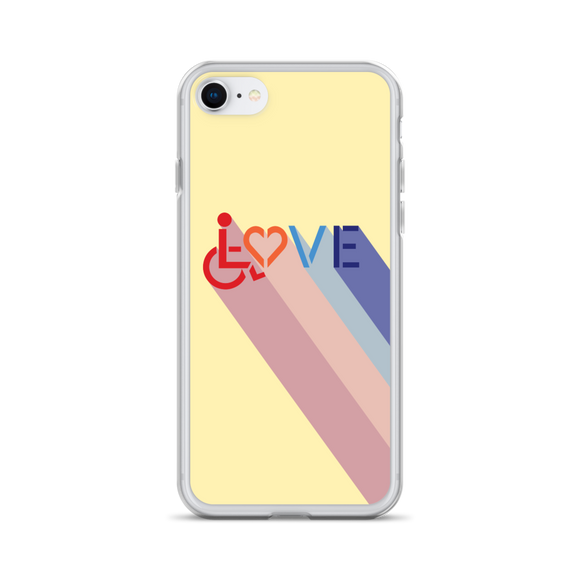 Love for the Disability Community (Rainbow Shadow) iPhone Case