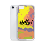 Hello! (Friendly) Colorful iPhone Case