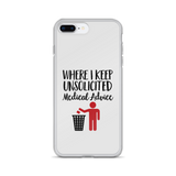 Unsolicited Medical Advice (iPhone Case) Standing Version