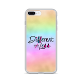 Different Does Not Equal Less (As Seen on Netflix's Raising Dion) Colorful iPhone Case