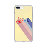 Love for the Disability Community (Rainbow Shadow) iPhone Case