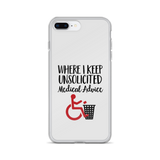 Unsolicited Medical Advice iPhone Case