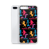 Normal is a Myth (Bigfoot, Mermaid, Unicorn & Loch Ness Monster Pattern) iPhone Case