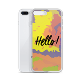 Hello! (Friendly) Colorful iPhone Case