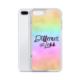 Different Does Not Equal Less (As Seen on Netflix's Raising Dion) Colorful iPhone Case