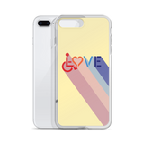 Love for the Disability Community (Rainbow Shadow) iPhone Case