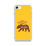 Never Underestimate the power of a Special Needs Papa Bear! iPhone Case