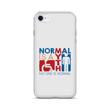 Normal is a Myth (Sign Icons) iPhone Case