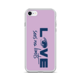 Love Sees No Limits (Halftone Design, iPhone Case)