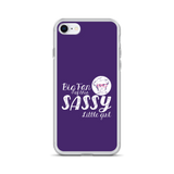 Big Fan of this Sassy Little Girl (Esperanza - Raising Dion) Purple iPhone Case