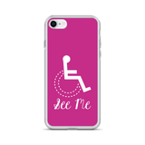 See Me (Not My Disability) Pink iPhone Case