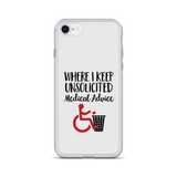 Unsolicited Medical Advice iPhone Case