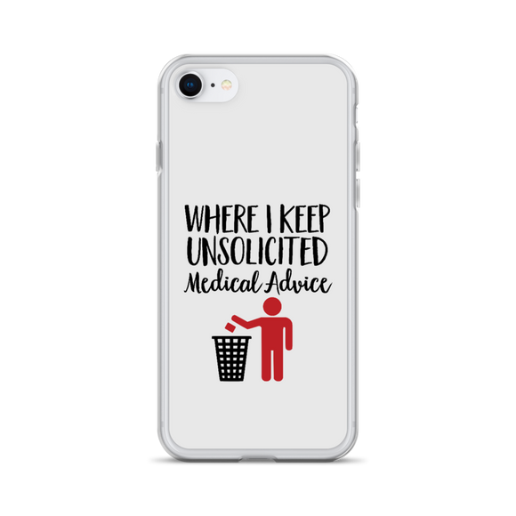 Unsolicited Medical Advice (iPhone Case) Standing Version