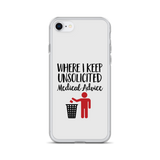 Unsolicited Medical Advice (iPhone Case) Standing Version