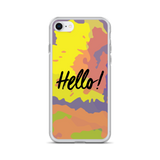 Hello! (Friendly) Colorful iPhone Case