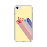 Love for the Disability Community (Rainbow Shadow) iPhone Case