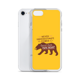 Never Underestimate the power of a Special Needs Papa Bear! iPhone Case