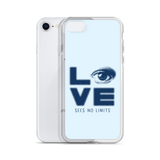 Love Sees No Limits (Halftone Stacked Design, iPhone Case)