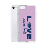 Love Sees No Limits (Halftone Design, iPhone Case)
