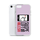 Swipe Left on Ableism (Pink iPhone Case)