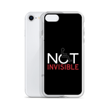 Not Invisible (Black iPhone Case)