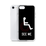 See Me (Not My Disability) Black iPhone Case Unisex