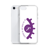 See the Person, Not the Disability (Eyelash Design) White iPhone Case