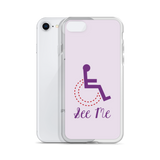 See Me (Not My Disability) White iPhone Case