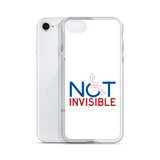 Not Invisible (White iPhone Case)