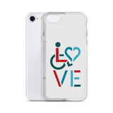 LOVE (for the Special Needs Community) iPhone Case Stacked Design 3 of 3