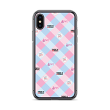Disability Themed Small Patchwork  iPhone Case) Pastel Colors