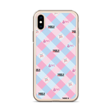 Disability Themed Small Patchwork  iPhone Case) Pastel Colors