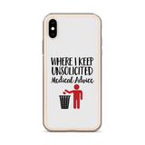 Unsolicited Medical Advice (iPhone Case) Standing Version