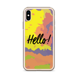 Hello! (Friendly) Colorful iPhone Case