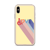 Love for the Disability Community (Rainbow Shadow) iPhone Case