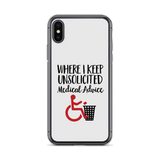Unsolicited Medical Advice iPhone Case