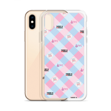 Disability Themed Small Patchwork  iPhone Case) Pastel Colors
