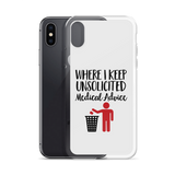 Unsolicited Medical Advice (iPhone Case) Standing Version