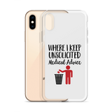 Unsolicited Medical Advice (iPhone Case) Standing Version