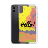 Hello! (Friendly) Colorful iPhone Case