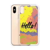 Hello! (Friendly) Colorful iPhone Case
