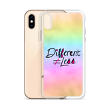 Different Does Not Equal Less (As Seen on Netflix's Raising Dion) Colorful iPhone Case