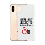 Unsolicited Medical Advice iPhone Case