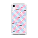 Disability Themed Small Patchwork  iPhone Case) Pastel Colors