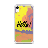 Hello! (Friendly) Colorful iPhone Case
