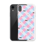 Disability Themed Small Patchwork  iPhone Case) Pastel Colors