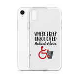 Unsolicited Medical Advice iPhone Case