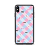 Disability Themed Small Patchwork  iPhone Case) Pastel Colors