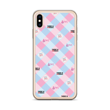 Disability Themed Small Patchwork  iPhone Case) Pastel Colors