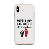 Unsolicited Medical Advice (iPhone Case) Standing Version